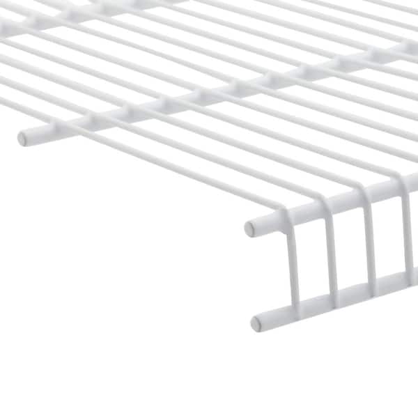 Closetmaid 144 In W X 20 D White, Home Depot Wall Mounted Wire Shelving