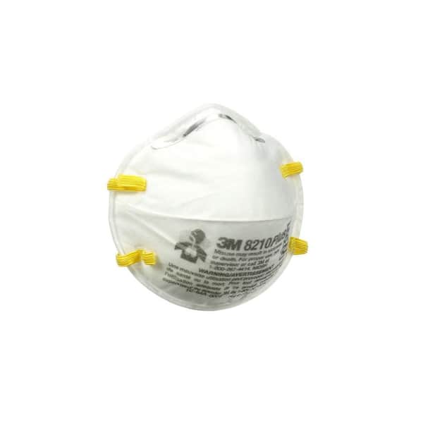 3M 20-Pack White Disposable N95 Sanding and Fiberglass Disposable Respirator
