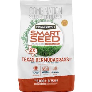Smart Seed Texas Bermudagrass 8.75 lb. 5,000 sq. ft. Grass Seed and Lawn Fertilizer