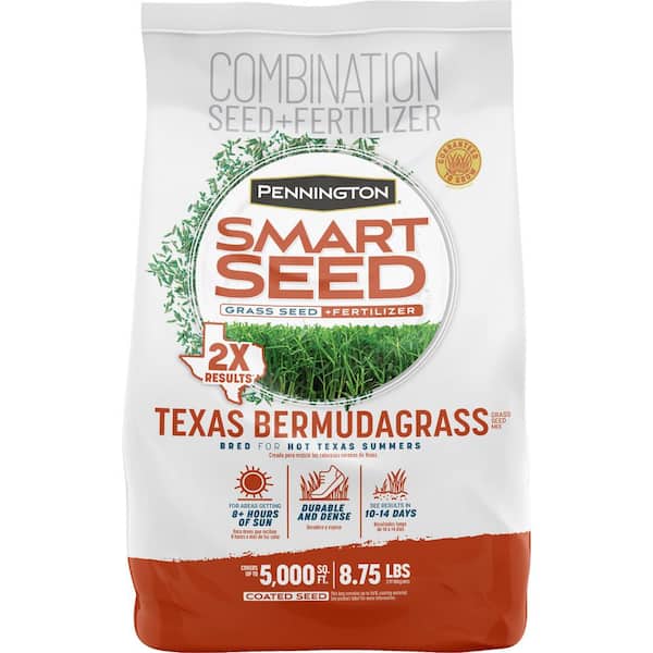 Pennington Smart Seed Texas Bermudagrass 8.75 lb. 5,000 sq. ft. Grass Seed and Lawn Fertilizer