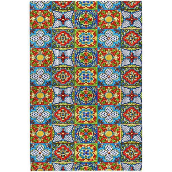Dream Shag Premium Machine Washable Abstract ADS175 Kaleidoscope 8 ft. x 10 ft. Area Rug