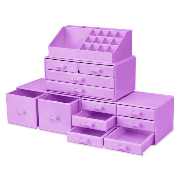 Sorbus Sorbus Large Makeup Organizer - Stackable 12 Drawers for Jewelry, Cosmetic and Skin Care Storage for Vanity