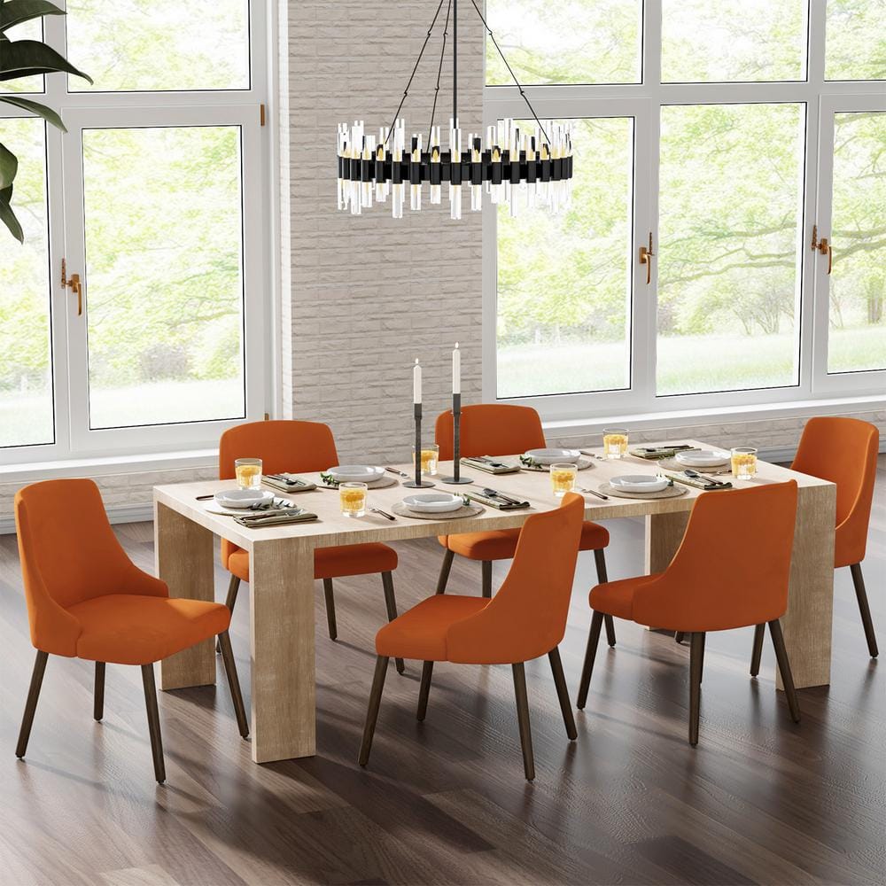 nac!カフェ倒産品conde house 木製ダイニングチェア オレンジ nac様専用!カフェ倒産品conde house 木製ダイニングチェア オレンジ