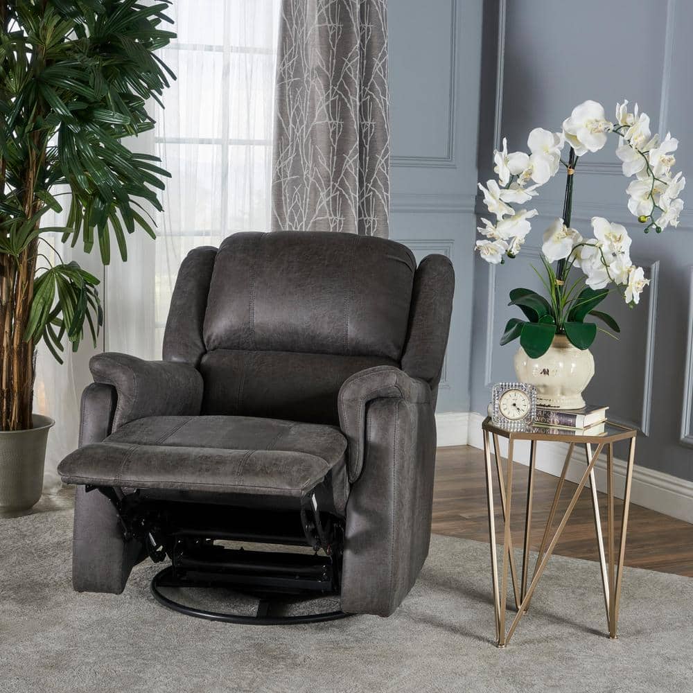 Jennette Slate Tufted Recliner