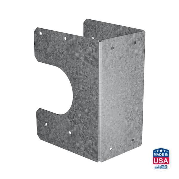 SS 16-Gauge Galvanized Stud Shoe for Double 2x