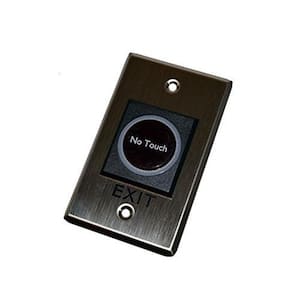 4 in. x 2 in. No Touch Door Infrared Sensor Exit Button Switch Control Systems