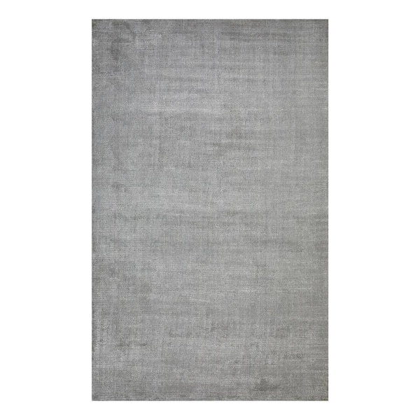 Solo Rugs Cordi Handmade Abstract Gray 3 ft. x 5 ft. Area Rug