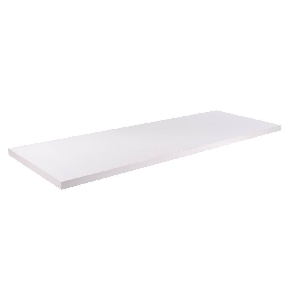 Pipeline 15.75 in. W x 48 in. L White Melamine Shelf (2-Pack)