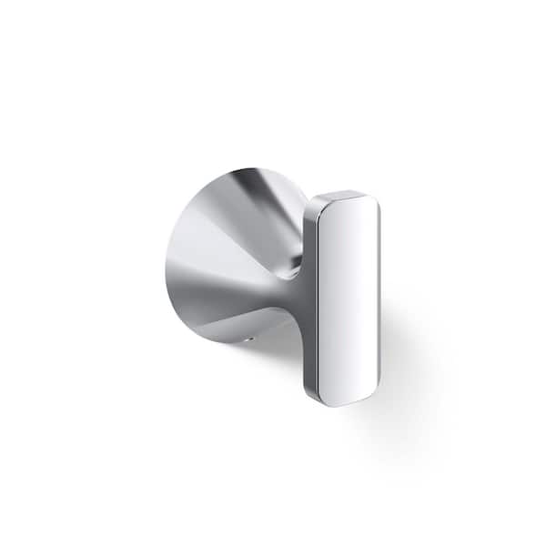 Cursiva Robe Hook in Polished Chrome