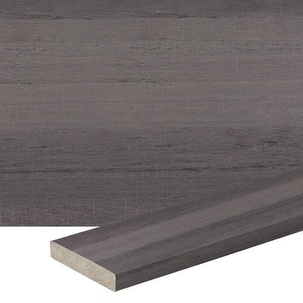 Advanced PVC Landmark 5/4 in. x 6 in. x 16 ft. Square Castle Gate PVC Deck Board (Actual: 1 in. x 5 1/2 in. x 16 ft.)