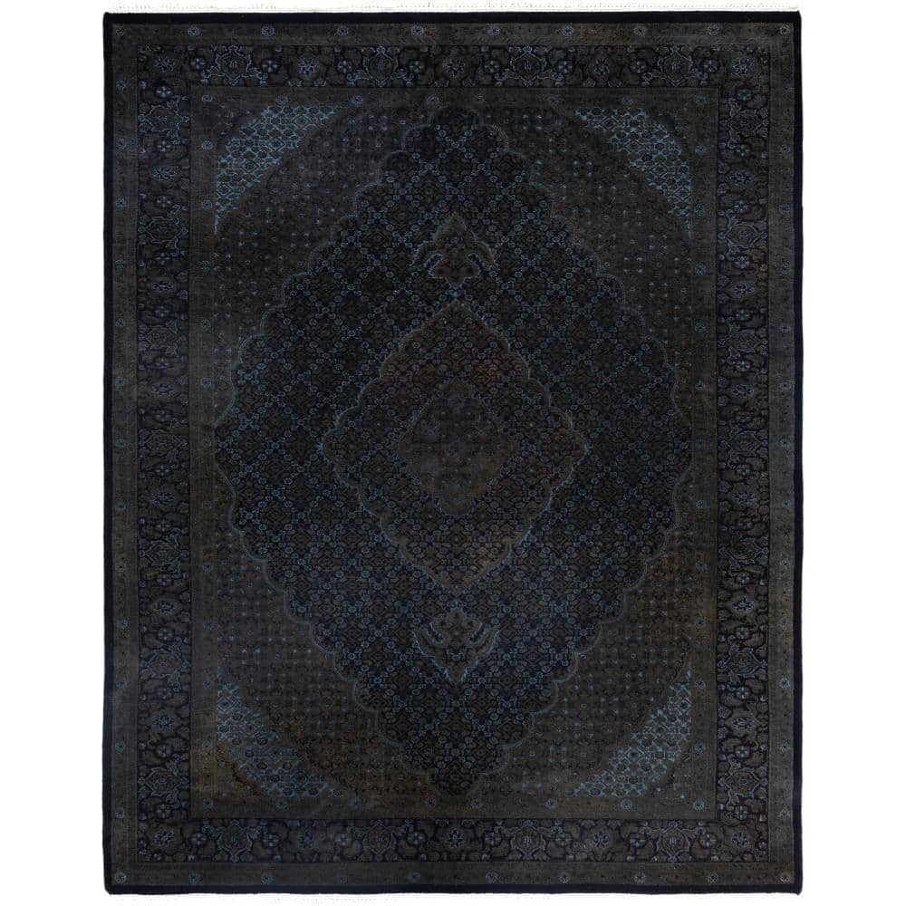 Fine Vibrance Black 6 X 9 Hand-Knotted Wool Indoor Area Rug price history on PriceWatchPro