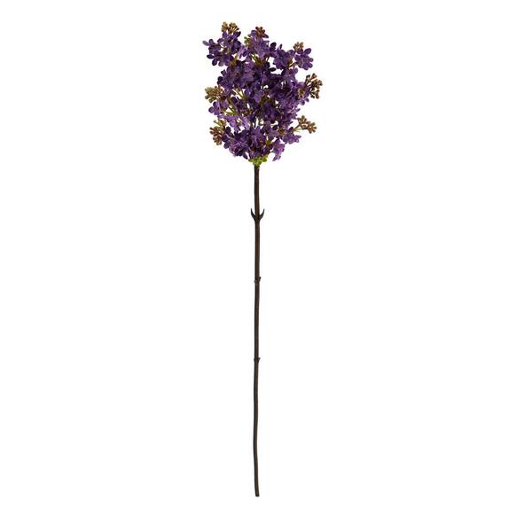 34.5 inch Faux Purple Lilac Stem