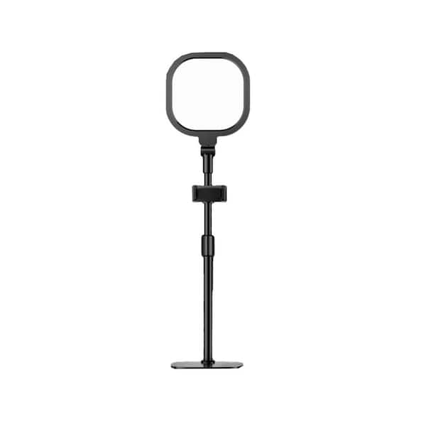 28.5 in. White Ring Light with 30 Light Modes Adjustable Stand CRI 97.8 for Video Calls Zoom Meetings Desk Office