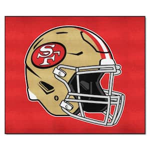 San Francisco 49ers Red 5 ft. x 6 ft. Tailgater Area Rug