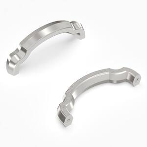 Veranda 3 in (76 mm) Satin Nickel Finish Cabinet Pull (10-Pack)