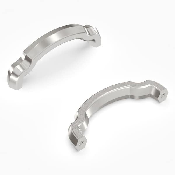 HICKORY HARDWARE Veranda 3 in (76 mm) Satin Nickel Finish Cabinet Pull (10-Pack)