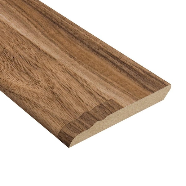 HOMELEGEND Harmony Walnut 1/2 in. Thick x 3-13/16 in. Wide x 94 in. Length Laminate Wall Base Molding
