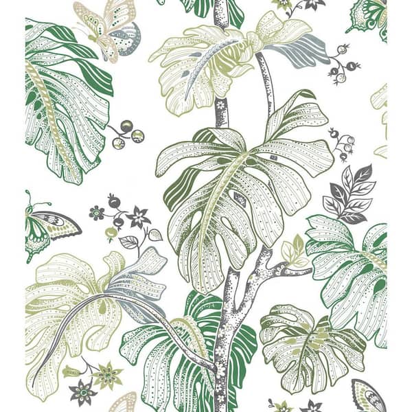 RoomMates Boho Palm Peel and Stick Wallpaper (Covers 28.29 sq. ft.)
