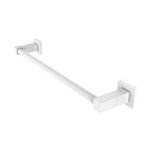 Montero Collection Contemporary 36 in. Towel Bar in Matte White
