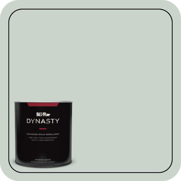 BEHR DYNASTY 1 qt. #460E-2 Valley Mist Matte Interior Stain-Blocking Paint & Primer