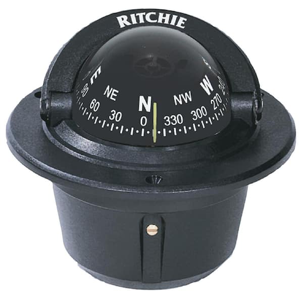 Ritchie Explorer Flush Mt. Compass, Black