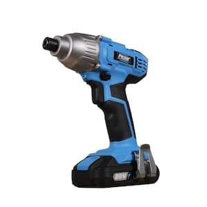 20-Volt Lithium-Ion Cordless 1/4 in. Hex Impact Driver with (1) 2 Ah Battery, 1-Hour Charger, and LED Light