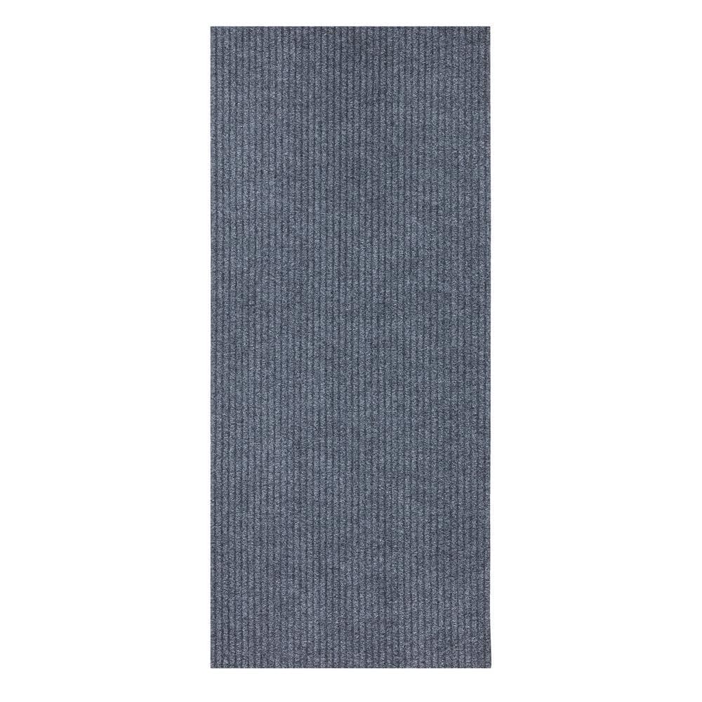 Ottomanson Basics Collection Non-Slip Rubberback Checkered 2x3 Indoor Area  Rug Entryway Mat, 2 ft. 3 in. x 3 ft., Black Checkered BSC2013-2X3 - The  Home Depot