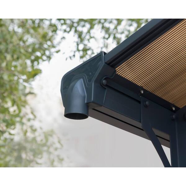 Reviews For Palram Arcadia 5 000 12 Ft X 16 Ft Carport Car Canopy And Shelter 701592 The Home Depot