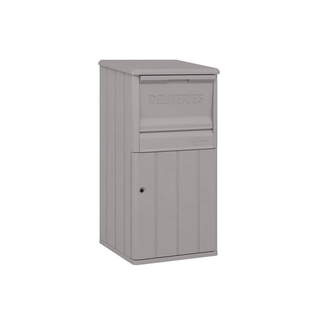 Suncast 33.5 Gal. Dove Gray Plastic Resin Package Delivery Deck