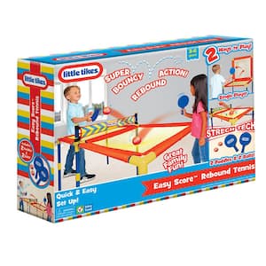 Little Tikes Easy Score Rebound Tennis Ping Pong Game with 2 Paddles and 2 Balls