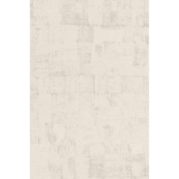 Walls Republic Abstract Weathering Wallpaper Cream Paper Strippable Roll (Covers 57 sq. ft.)