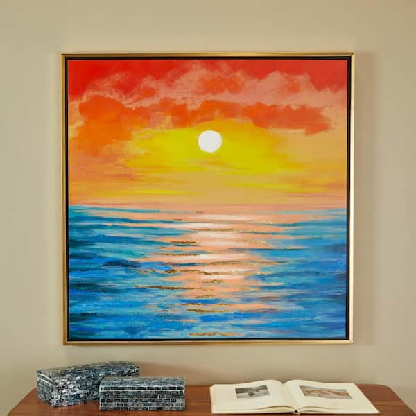 Handmade sunset on sale painting :)