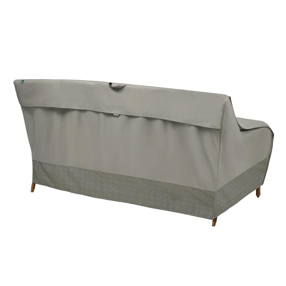 Water-Resistant Moon Rock Outdoor Sofa Cover with Duck Dome