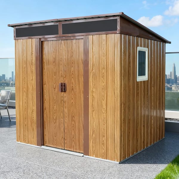 6 ft. x 5 ft. Metal Shed with Window (30 sq. ft. )