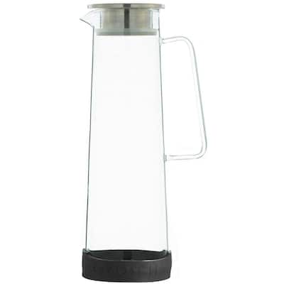 Bali 50 oz. Clear Glass Water Infusion Pitcher
