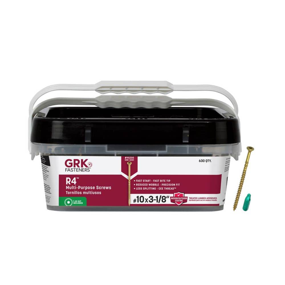 GRK Fasteners #10 x 3-1/8 in. Star Drive Countersinking Torx