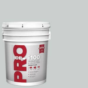 5 gal. #720E-2 Light French Gray Dead Flat Interior Paint