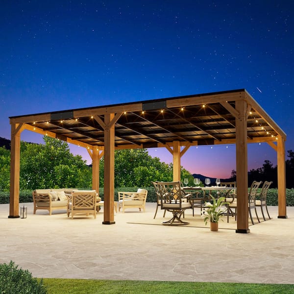 COVERED OUTDOOR OUTDOOR LIVING SPACES Ultra Series Cedar Wood