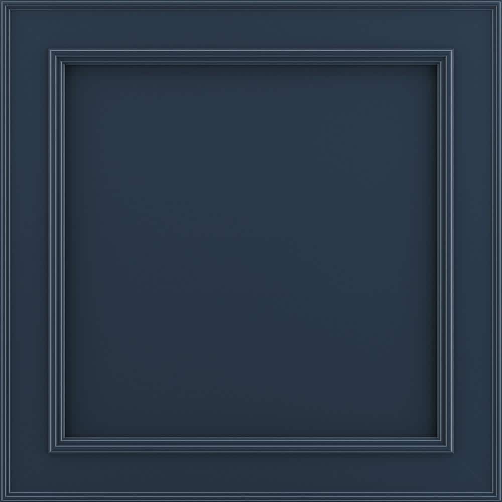 Brookland 11 9/16-in. W x 3/4-in. D x 11 1/2-in. H in Painted Navy Cabinet Door Sample price history on PriceWatchPro