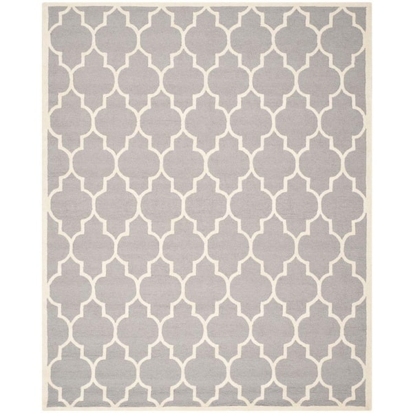 SAFAVIEH Cambridge Silver/Ivory 11 ft. x 15 ft. Area Rug