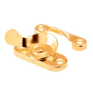 Brass Steel Cam Action Window Lock with Keeper (2-Pack)