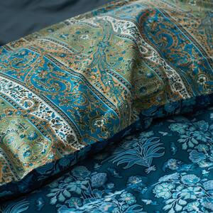 Villa D’Ascoli Nawab Floral Sateen Duvet Cover