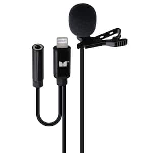Lavalier 8-Pin Clip-On Mic, iPhone/iPad Support, Plug and Play
