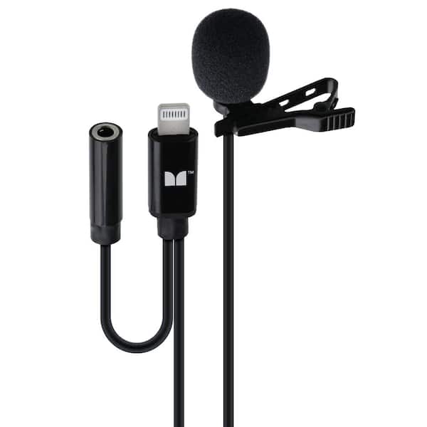 Monster Lavalier 8-Pin Clip-On Mic, iPhone/iPad Support, Plug and Play