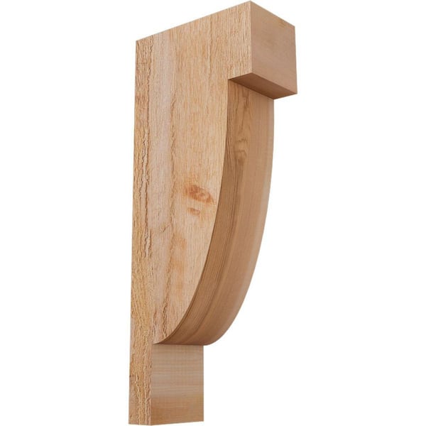 Ekena Millwork 4 in. x 8 in. x 20 in. Western Red Cedar Alpine Rough Sawn Corbel