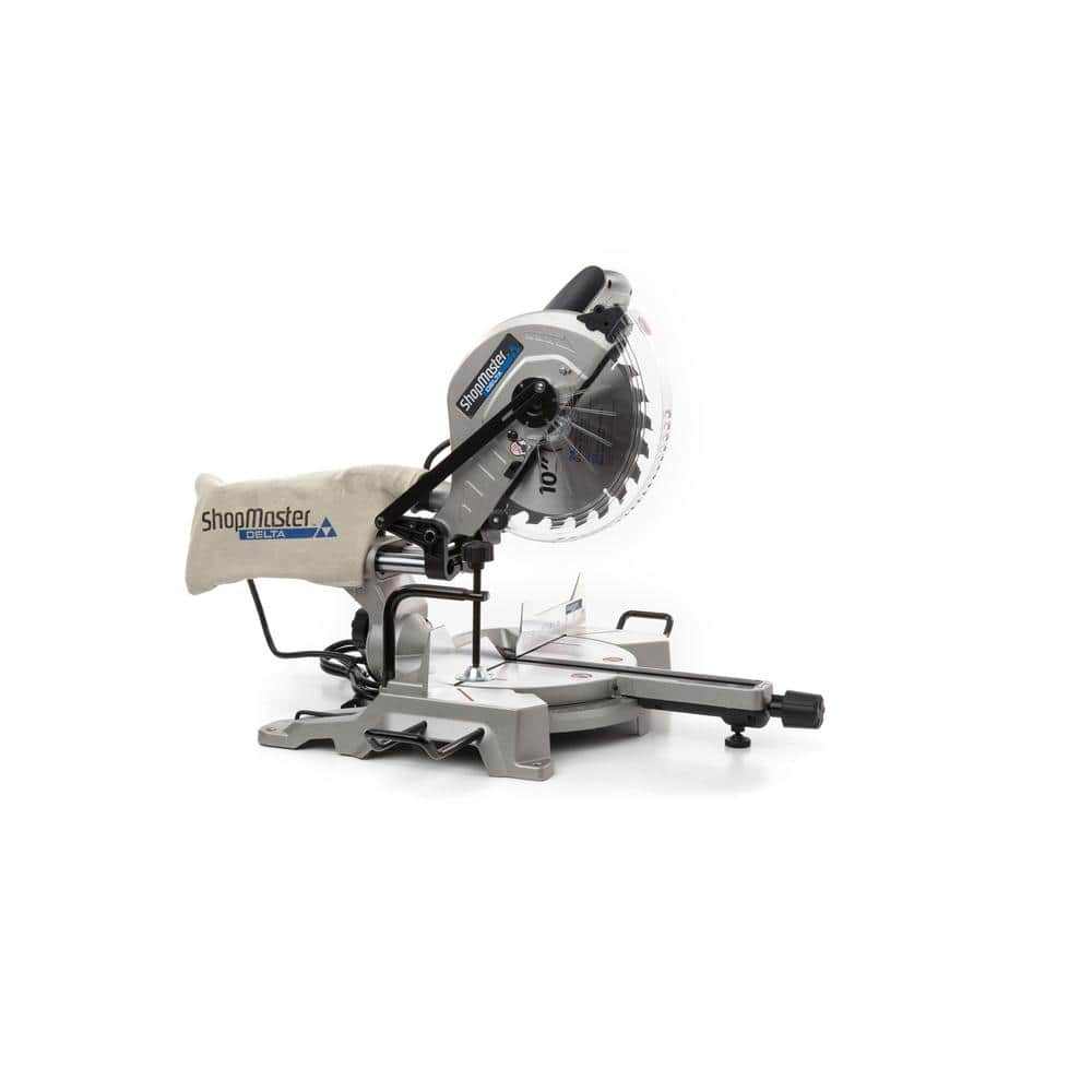 Shopmaster 15 Amp 10 in. Sliding Compound Miter Saw with Shadow Line Cut  Guide S26-263L The Home Depot