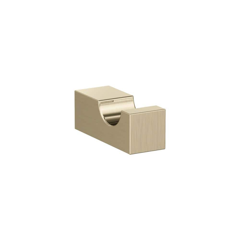 Amerock Monument Knob Single Robe Hook in Golden Champagne