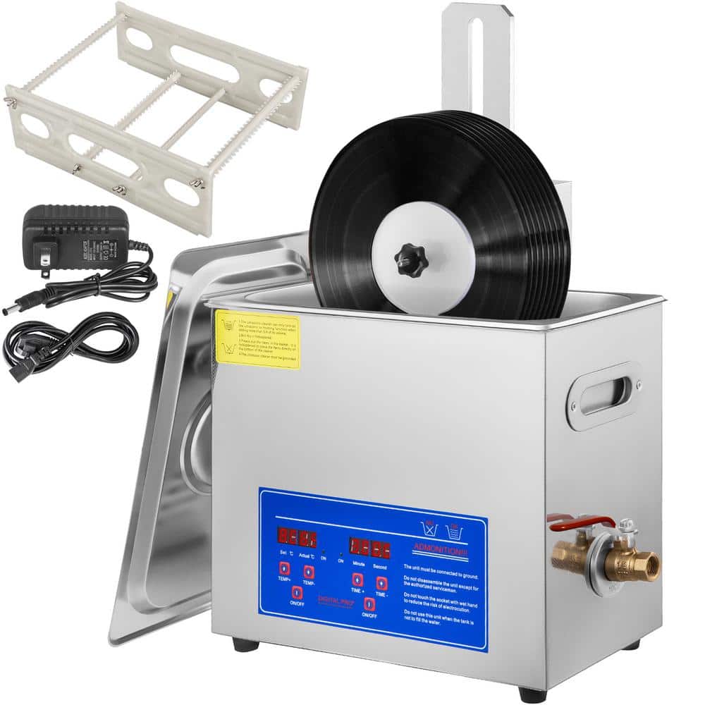 Ultrasonic Machine 6l Ultrasonic Vinyl Cleaner 7-12 in. 8 Records Ultrasonic Vinyl Cleaning Ultrasonic with Drying Rack price history on PriceWatchPro