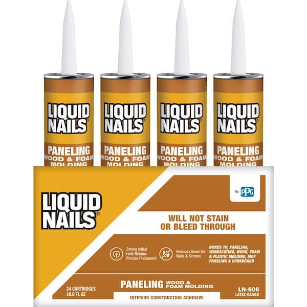 Liquid Nails 10 fl. oz. Paneling and Molding Adhesives (24-Pack)