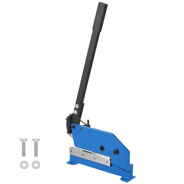 8 in. Manual Hand Plate Shear for Metal Sheet Processing, HS-8 Benchtop Cutter with Q235 Material, for CraftsThick Steel